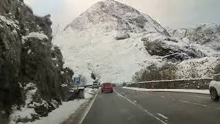 Glencoe Mountain Road Trip #Part - 2 # Scotland Winter Road Trip
