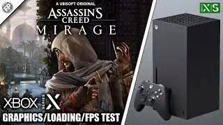 Assassin's Creed: Mirage &mdash; игровой процесс Xbox Series X + тест FPS