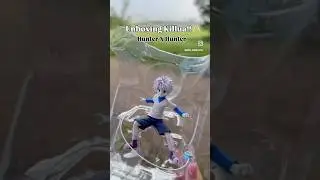 Unboxing HxH Killua figure felt like chargin up Godspeed fr⚡️ #killua #killuazoldyck #animeunboxing