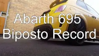 Abarth 695 Biposto Record exhaust sound