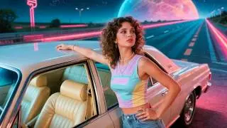 Neon Dashboard View // Top Synthwave & Retrowave Journey