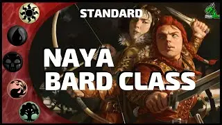 ⚪🔴🟢 NAYA BARD CLASS Standard Deck Gameplay VOW |MTG Arena | Magic Arena | MTGA | Magic the Gathering
