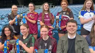 Katie Farragher, captain of Presentation College, Headford