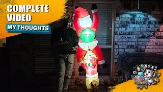Funny Christmas Inflatables: Santa & Dog 6Ft Blow-Up Review