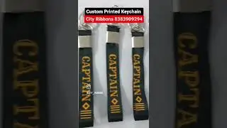 Customized keychain printing, City Ribbons