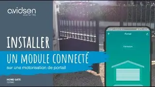Installation : Connectez votre moteur de portail avec le module #avidsen HomeGate