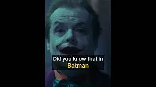 Did You Know That In Batman (1989)