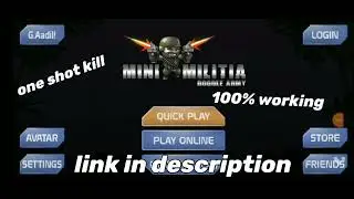 Mini militia one shot kill mod