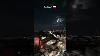 Frozen January Evening Over Warsaw 🇵🇱❄️