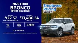 2025 Ford Bronco Sport Big Bend Finance | Whiteoak Ford | September 2025