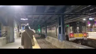 East New York Long Island RailRoad in night mode