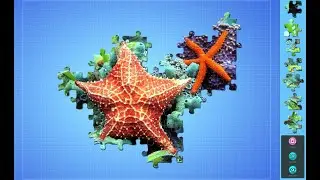 Solving Magic Jigsaw Puzzles 113 (140 pcs) Under the sea