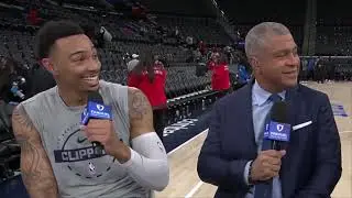 Jordan Miller PostGame Interview | Charlotte Hornets vs LA Clippers