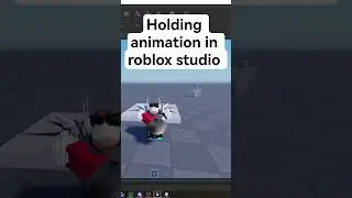 holding animation for tools in roblox studio in 1 min #robloxanimation #tutorial #babifreitas