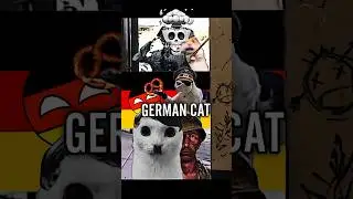 Cats countries 💀 #shorts #trollface #cat #france #india #italy #germany #arabic #china  #funk #edit