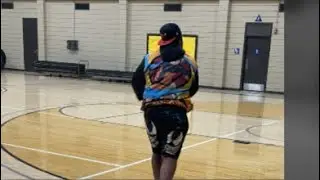 Jason Gaines works on his craft
