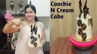 Cookies N Cream Cake || Delicious Oreo Flavor Cake With Elegant Decoration