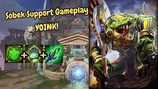 THIS WAS A GAME........ SOBEK SUPPORT / SMITE 2 / RANKED CONQUEST