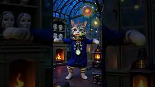 CUTE & CREEPY DANCING CAT: ClockworkGuardian #dance #horrorstories #cat