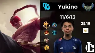 Lee Sin JUNGLE - KC Yukino | Patch 25.16 EUW Challenger