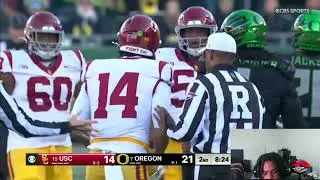 Sadiq IS THE TRUTH!!! ExzO Reacts To #15 USC vs #7 Oregon