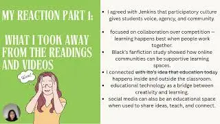 Participatory Culture in Education
