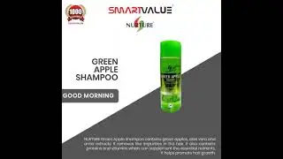 Nourish green apple shampoo