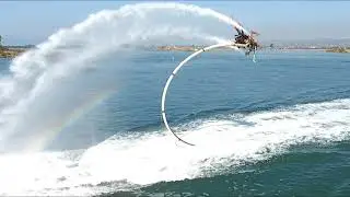 George Soteir water jetpack backflip