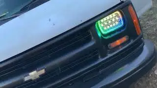 2011 Chevy Express 2500 Colorchasing Halo Headlights