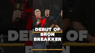 Bron Breakker's WWE DEBUT #wwe #wrestling #shorts