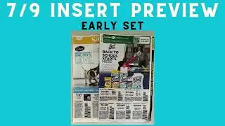 7/9 Early Set Coupon Preview - THIS SET IS SOLD OUT 7/9 Early Set Coupon Preview