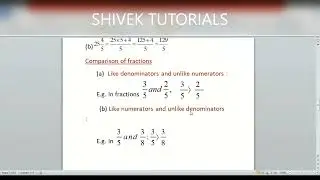 FRACTIONS for 3rd, 4th, 5th, 6th, 7th, 8th, competitive exams, Olympiad exams.