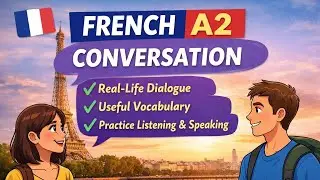 Speak French Fluently | French A2 Conversations | Speak Easy French conversation | A2 #french #a2 