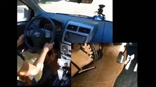 Driving with this stellitoes high heels(Mt.drive)