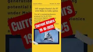 19 Oct 2025 | Top 10 Current Affairs