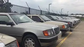 Mercedes-Benz Club of Kenya W115, W114 , W124 line up at toa stress 2018