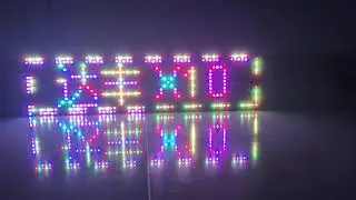 X10 led rgb led module/running text