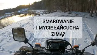 Honda XLR 125R - problematyczne mycie i smarowanie łańcucha zimą! cz. 3 | #motovlog 44