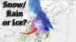 Snow Sleet Rain will impact the eastern U.S! #snow #sleet #ice #winterstorm2025