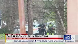 Man killed in shooting on Barrett Avenue in Jackson