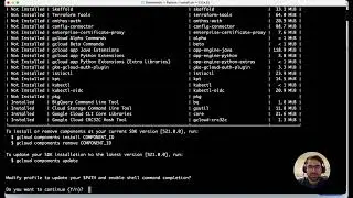 Install gcloud sdk in local machine