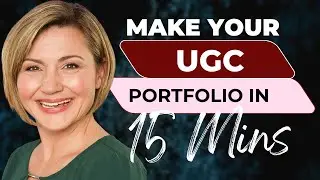 Create Your First UGC Portfolio in 15 Minutes | UGC Income for Actors & VOAs