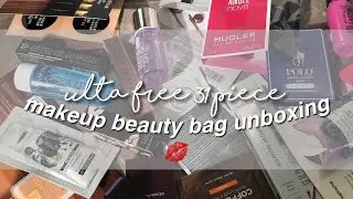 ULTA FREE GIFT WITH PURCHASE! Free 31 Piece MAKEUP Beauty Bag Samples Haul & Unboxing 💋