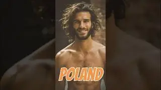 Countries as Handsome Guys pt51: The Polish Men #shorts #handsome #handsomemen #men #male #guys