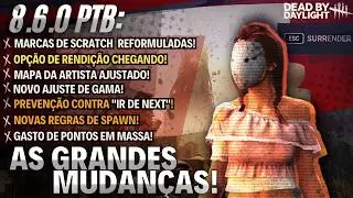 🚨 Dead by Daylight 8.6.0 PTB: A MAIOR MUDAN&Ccedil;A DO ANO CHEGOU! 😱
