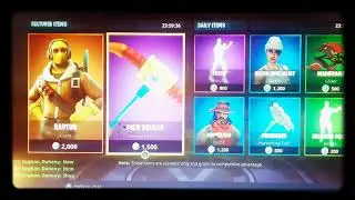 Raptor RELEASED AGAIN | FORTNITE DAILY ITEM SHOP JUNE 14TH