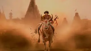 The Lion, The Bull, The Trident. The first look of  #SSMB29#VaranasiTheFilm