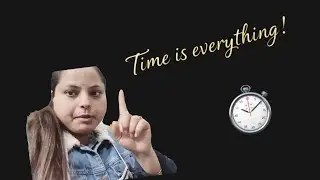 Time is everything time do heal everything 😊