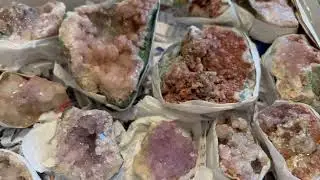 🤩 Unboxing Pink Amethyst Geodes 💖 Don't Miss Our Pink Amethyst Live Sale!