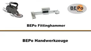 BEPo Fittinghammer: Parkett verlegen leicht gemacht. Hammer, Schlagholz und Zugeisen in einem